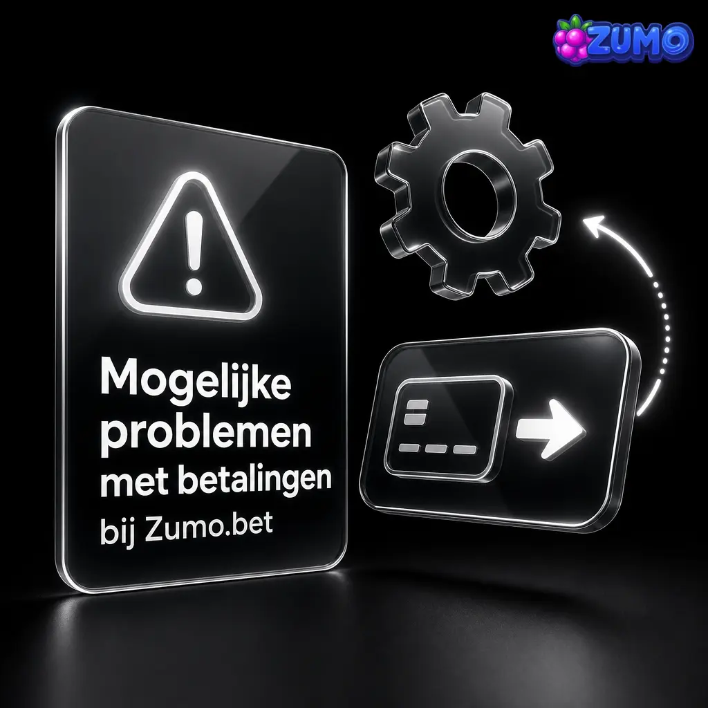 Overzicht van mogelijke betaalproblemen bij Zumo.bet, zoals mislukte iDEAL, kaartweigering en vertraagde opname